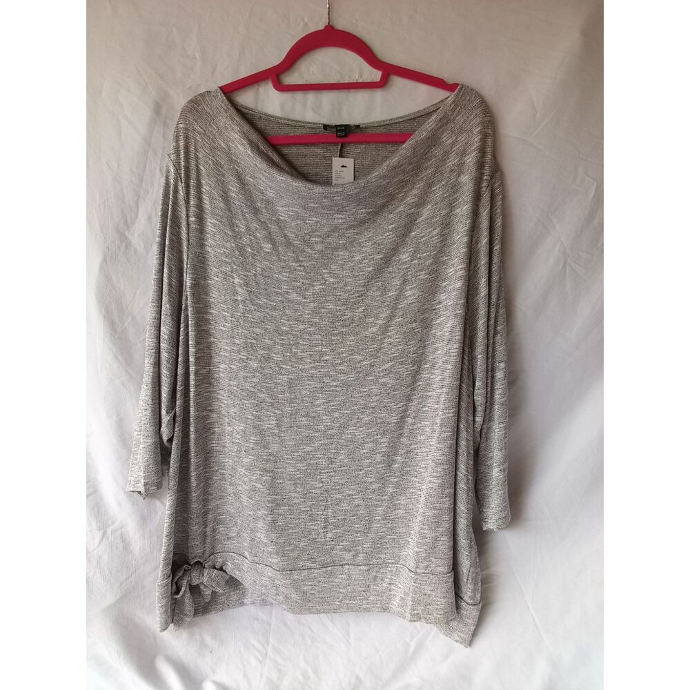 New With Tags Lane Bryant 22/24 Gray Sparkle Sweater